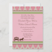 Uitnodiging voor paarden en bruiloft (Voorkant)