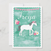 Uitnodiging voor paarden en Pony (Voorkant)