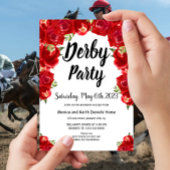 Uitnodiging voor paarden Racing Derby Day