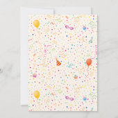 Uitnodiging voor Paardenfeest (Achterkant)