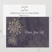 Uitnodiging voor Paarse weddenschappen met koningi (Voorkant / Achterkant)