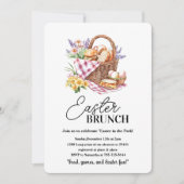 Uitnodiging voor Paasbrunch | Basket (Voorkant)
