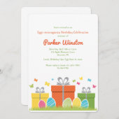 Uitnodiging voor Paasdag (Voorkant / Achterkant)