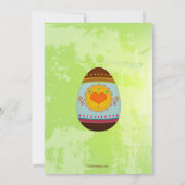 Uitnodiging voor Paaseieren van Birthday (Achterkant)