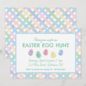 Uitnodiging voor Paaseieren zoeken (Voorkant / Achterkant)