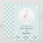 Uitnodiging voor Paasejacht-stuntpartij (Voorkant / Achterkant)