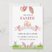 Uitnodiging voor Paasejacht-stuntpartij (Voorkant)