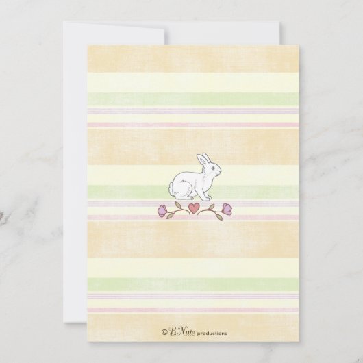 Uitnodiging voor paasfeest (Achterkant)