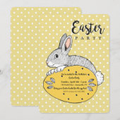 Uitnodiging voor paasfeest (Voorkant / Achterkant)