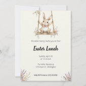 Uitnodiging voor paaslunch (Voorkant)