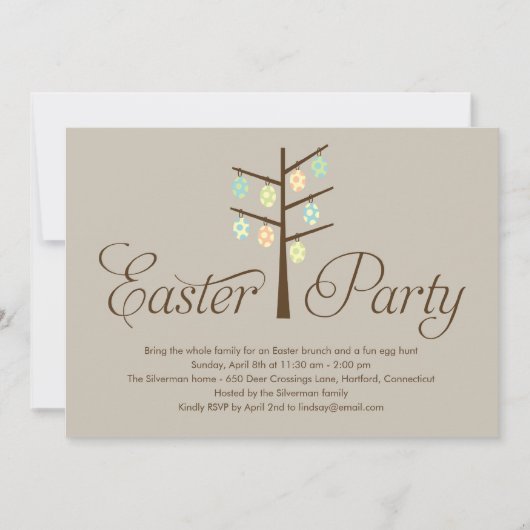 Uitnodiging voor paasmakerij (Voorkant)