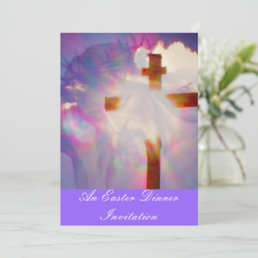 Uitnodiging voor paasmakerij - Religie (Staand voorkant)