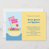 Uitnodiging voor paasmandje (Voorkant)