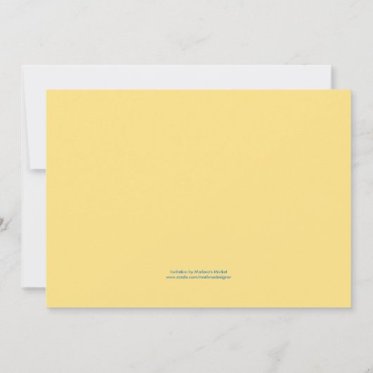 Uitnodiging voor paasmandje (Achterkant)