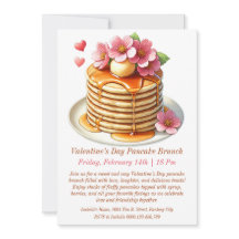 Uitnodiging voor Pancakes en Bloemen Brunch