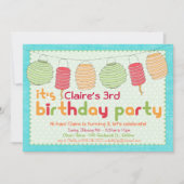 Uitnodiging voor papierlantaarn (Voorkant)