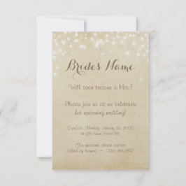 Uitnodiging voor parchment Sparkle