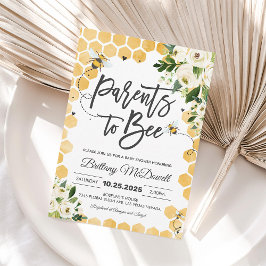 Uitnodiging voor 'Parents to Bee' baby shower