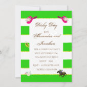 Uitnodiging voor partij bij Horse Racing Derby (Achterkant)