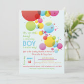 Uitnodiging voor partijballonnen (Staand voorkant)