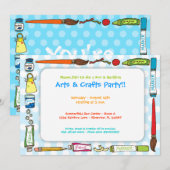 Uitnodiging voor partijen in de kunstsector (Voorkant / Achterkant)