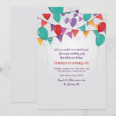 Uitnodiging voor partijverklaringen (Voorkant / Achterkant)