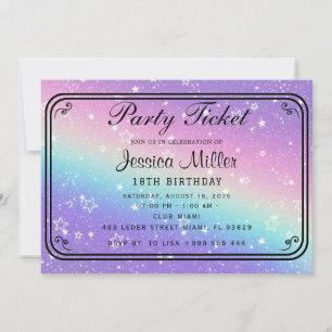 Uitnodiging voor partytickets