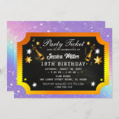 Uitnodiging voor partytickets (Voorkant / Achterkant)