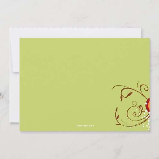 Uitnodiging voor Pasen-banner (Achterkant)