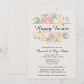 Uitnodiging voor Pasen, Brunch, Easter Egg Hunt Ui (Voorkant / Achterkant)