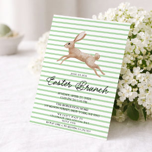 Uitnodiging voor Pasen Brunch met Vintage Konijn