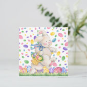 Uitnodiging voor Pasen (Egg Hunt) (Staand voorkant)