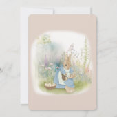 uitnodiging voor Pasen met Peter Rabbit (Achterkant)