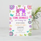 Uitnodiging voor Pasen voor broers en zussen (Staand voorkant)