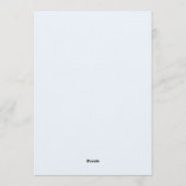 Uitnodiging voor Pastel Waterverf Giraffe Baby Jon (Achterkant)