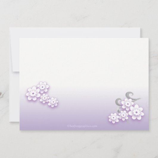 Uitnodiging voor pastelvogels voor bruiloft Brides (Achterkant)