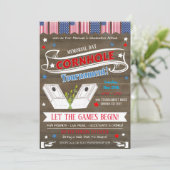 Uitnodiging voor patriottisch gat (Staand voorkant)