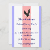 Uitnodiging voor patriottische feestdag (Achterkant)