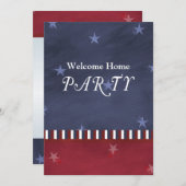 Uitnodiging voor patriottische of militaire partij (Voorkant / Achterkant)