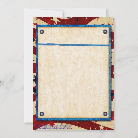 Uitnodiging voor patriottische partijen (Achterkant)