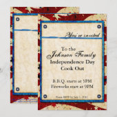 Uitnodiging voor patriottische partijen (Voorkant / Achterkant)