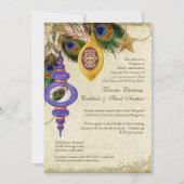 Uitnodiging voor Pauw & Veer formeel feestje (Achterkant)