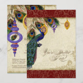 Uitnodiging voor Pauw & Veer formeel feestje (Voorkant / Achterkant)