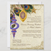 Uitnodiging voor Pauw & Veer Kerstfeest Borrel (Achterkant)