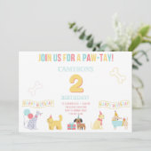 Uitnodiging voor Paw-Tay (Staand voorkant)