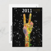 Uitnodiging voor Peace 2011 - Save the Date ! (Voorkant / Achterkant)