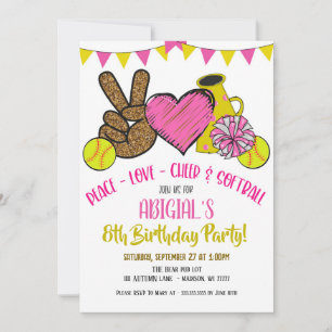 Uitnodiging voor Peace Love Cheer Party