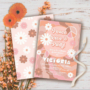 Uitnodiging voor Peace Love & Party Hippie Party