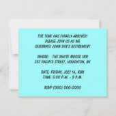 UITNODIGING VOOR PENSIOENFEEST ~ BALLONNEN & HORLO (Achterkant)