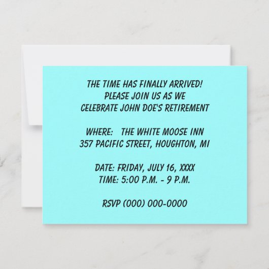 UITNODIGING VOOR PENSIOENFEEST ~ BALLONNEN & HORLO (Achterkant)